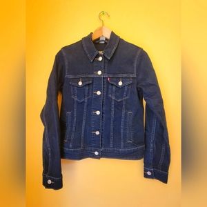 Levis dark wash women's Denim jacket